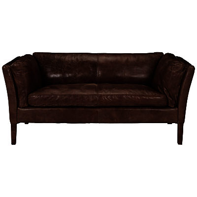 Halo Groucho Small Leather Sofa Old Saddle Mocha